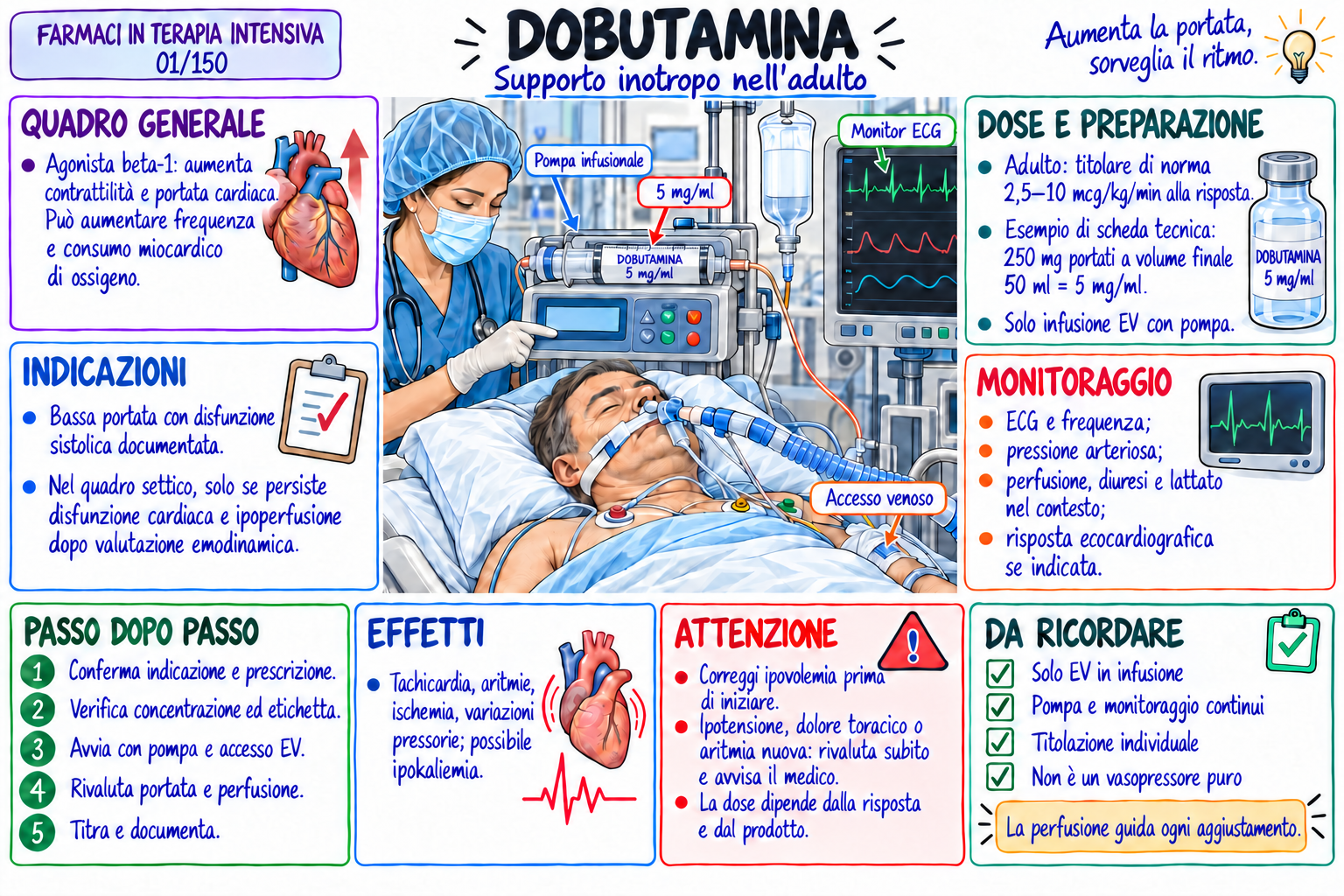Mappa visiva: Dobutamina