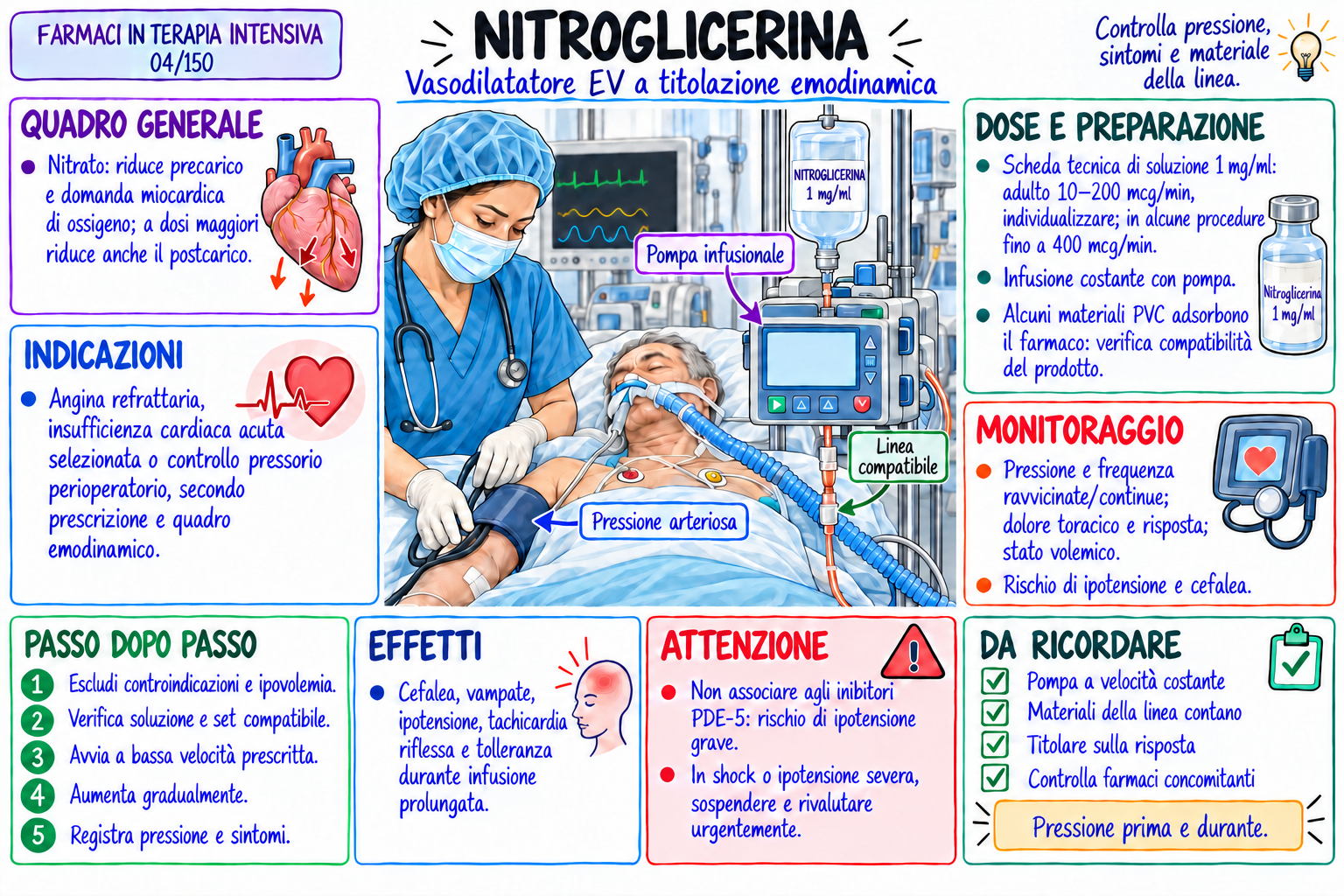 Mappa visiva: Nitroglicerina