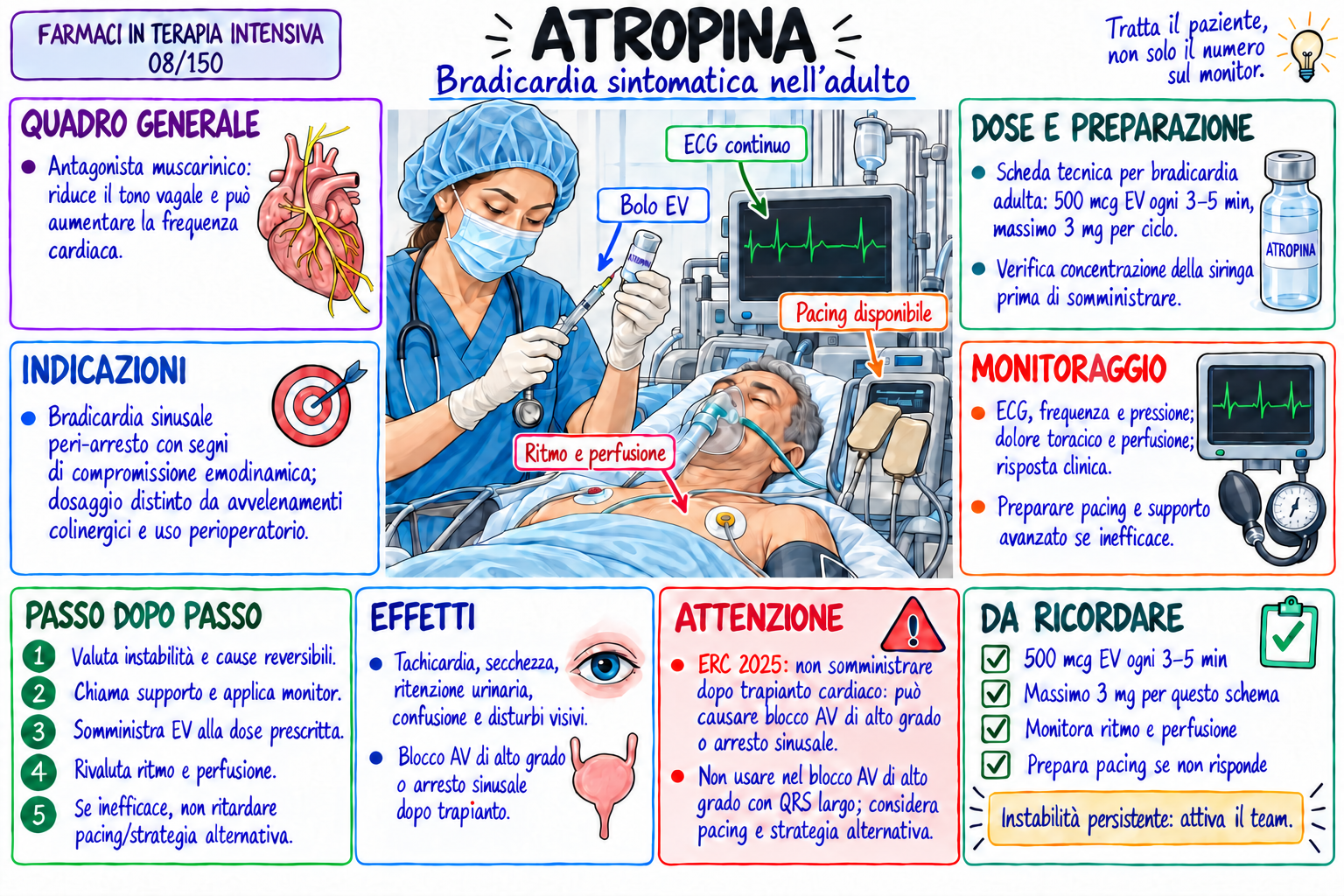 Mappa visiva: Atropina