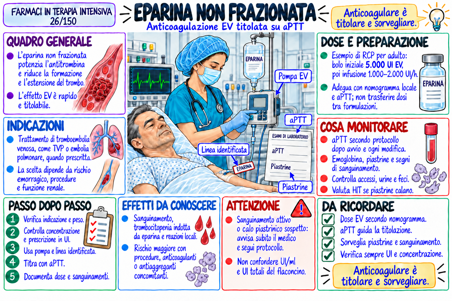 Mappa visiva: Eparina non frazionata