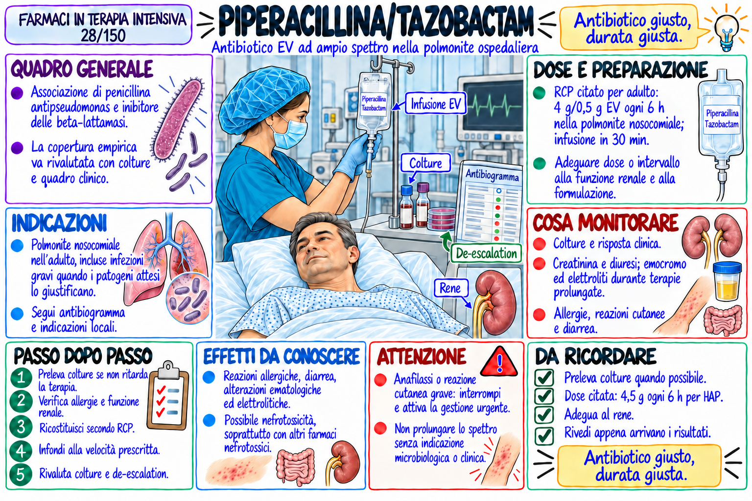 Mappa visiva: Piperacillina/Tazobactam